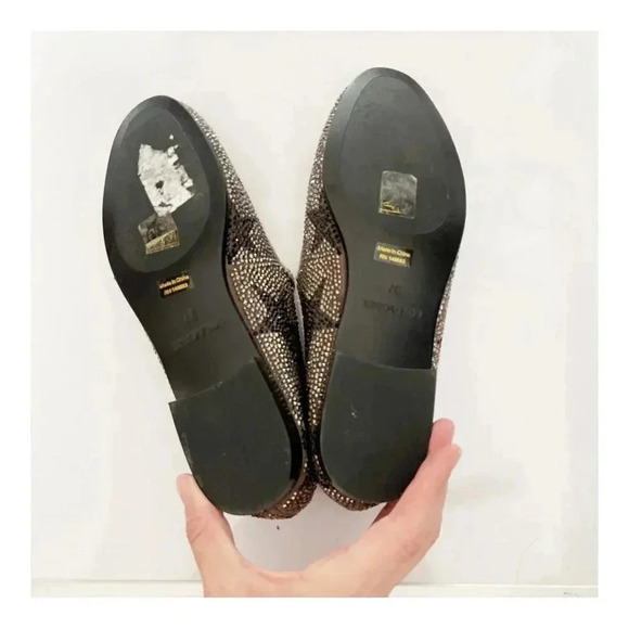 Lola Cruz Crystal Embellished Star Loafers - Picture 10 of 11